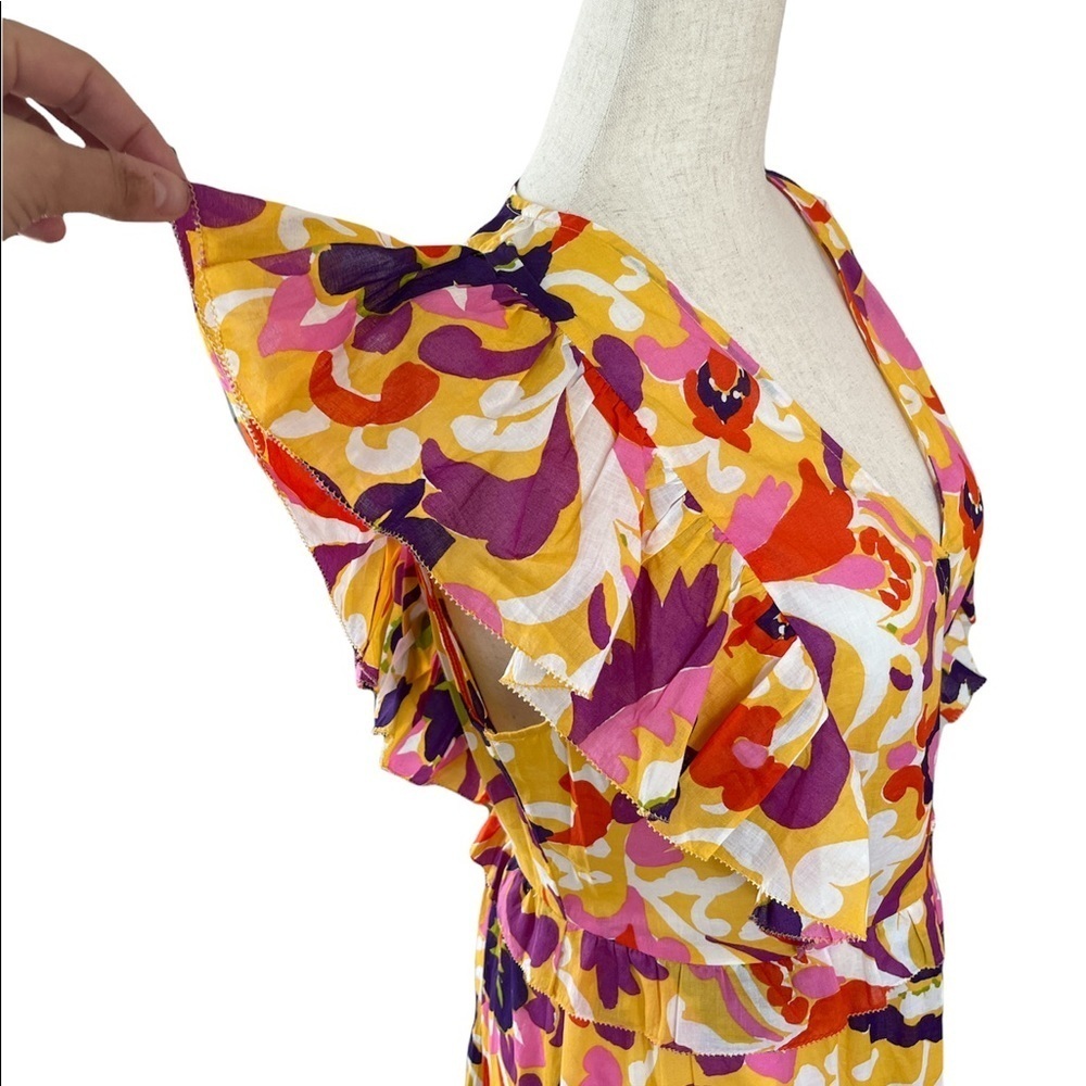 Floral Ruffle Maxi Dress - Picture 7 of 7